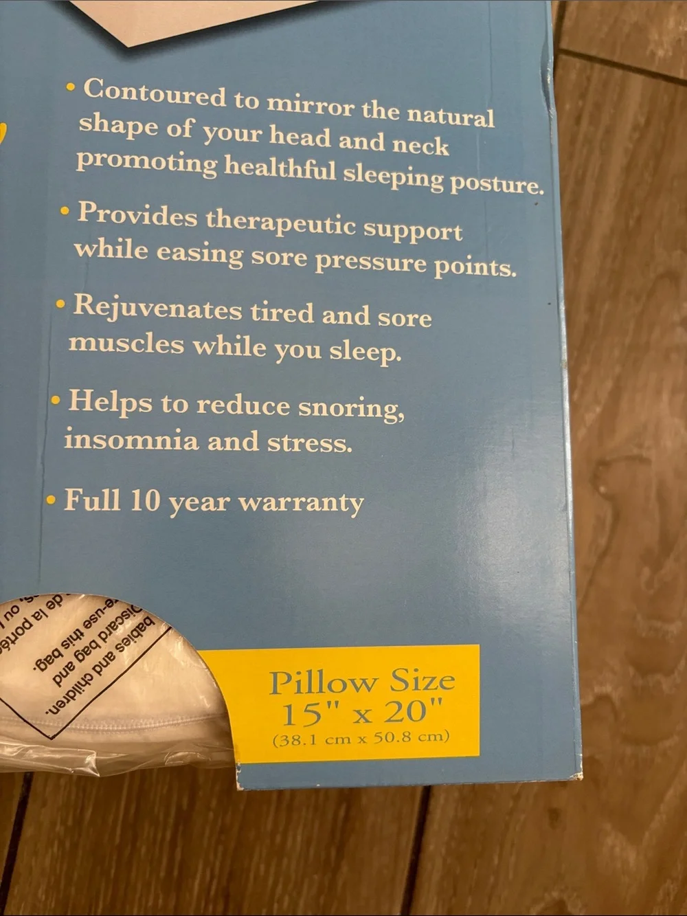 International Touch Memory Foam Contour Pillow NEW IN BOX